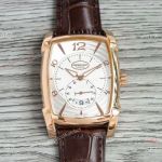 Swiss Replica Parmigiani Fleurier Kalpa Cal.PF331 Watch Rose Gold Silver Dial Men